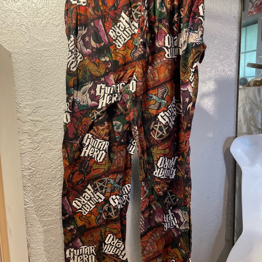 Guitar Hero Multicolor Graphic Jogger Pants